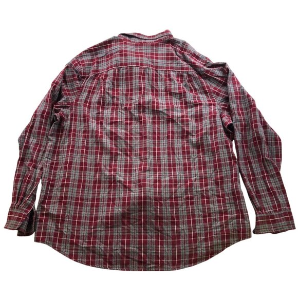 George Mens Shirt Size  3XLT Lot Of Two Long Sleeve Plaid Button Down Casual - Picture 3 of 12